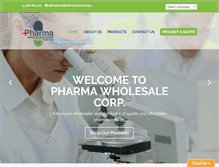 Tablet Screenshot of pharmawholesale.com